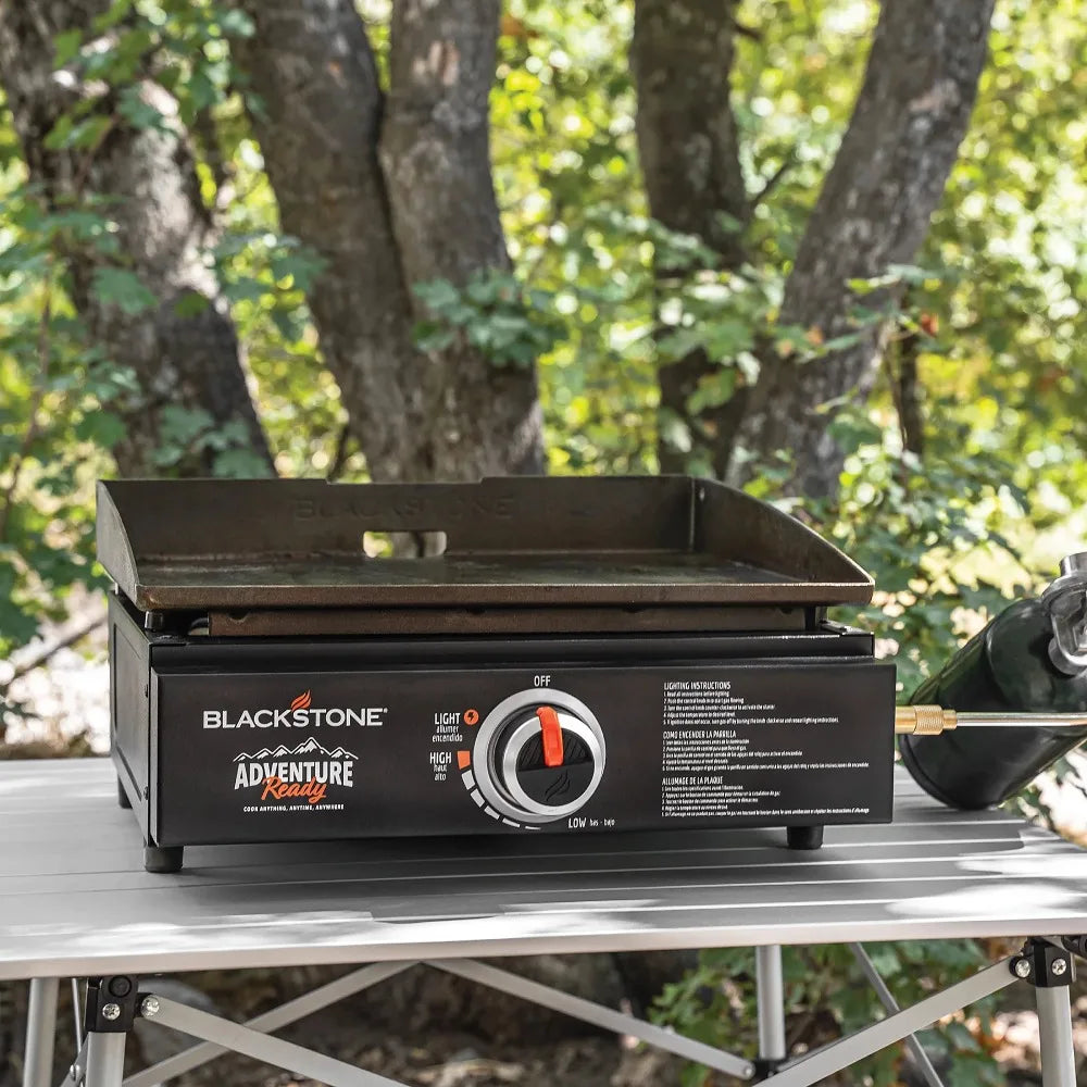 Blackstone Adventure Ready Single Burner 17&quot; Tabletop Propane Griddle bbq grill - Fozz&