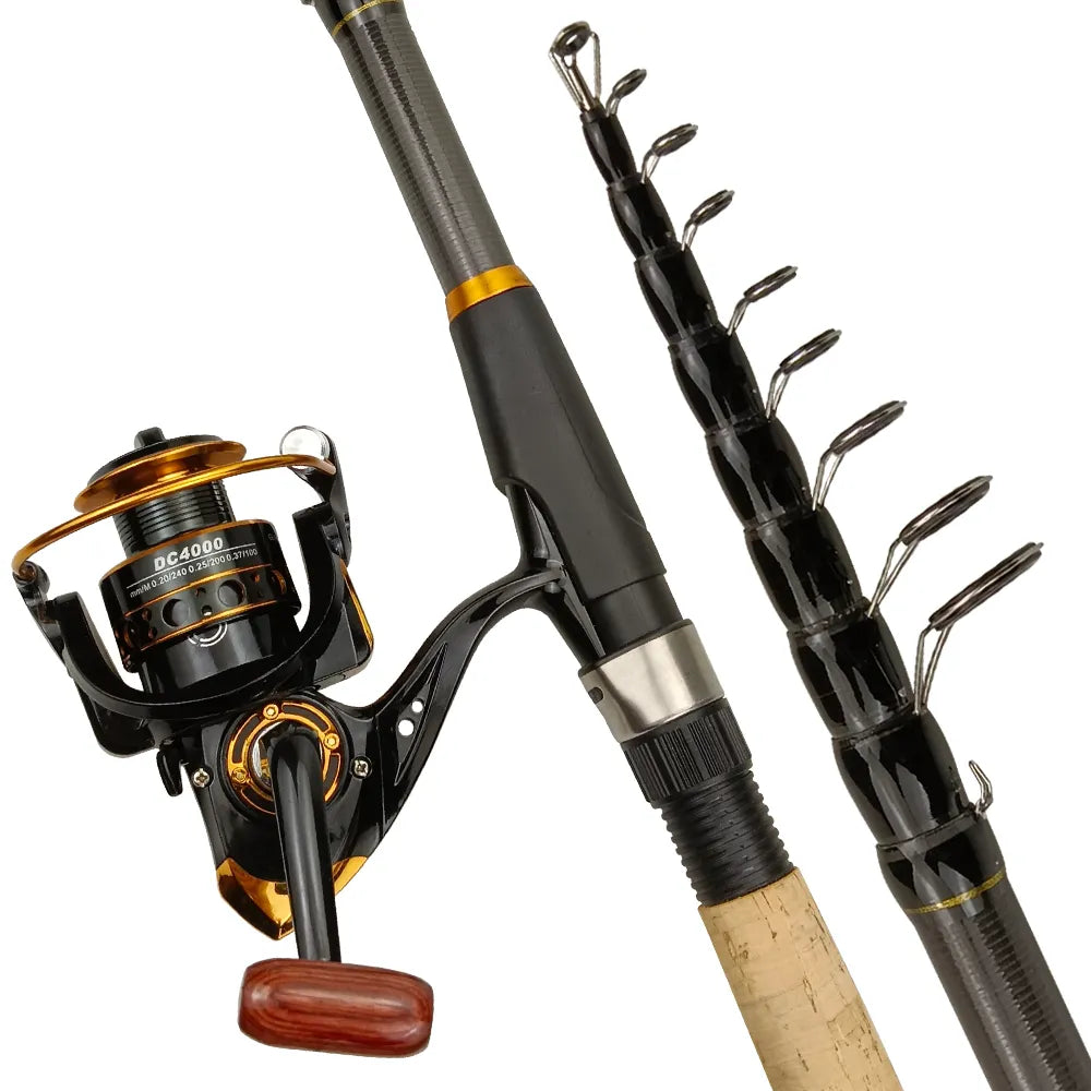 Fishing Rod and Reel Combo 1.8m-3.6m - Fozz&